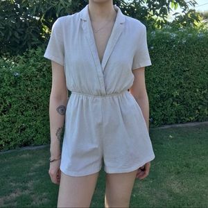 princess polly beige romper